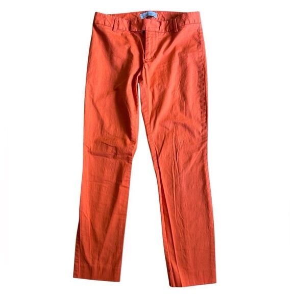 GAP Women's Orange Slim Cropped Stretch Pants Size 0 - Picture 2 of 8